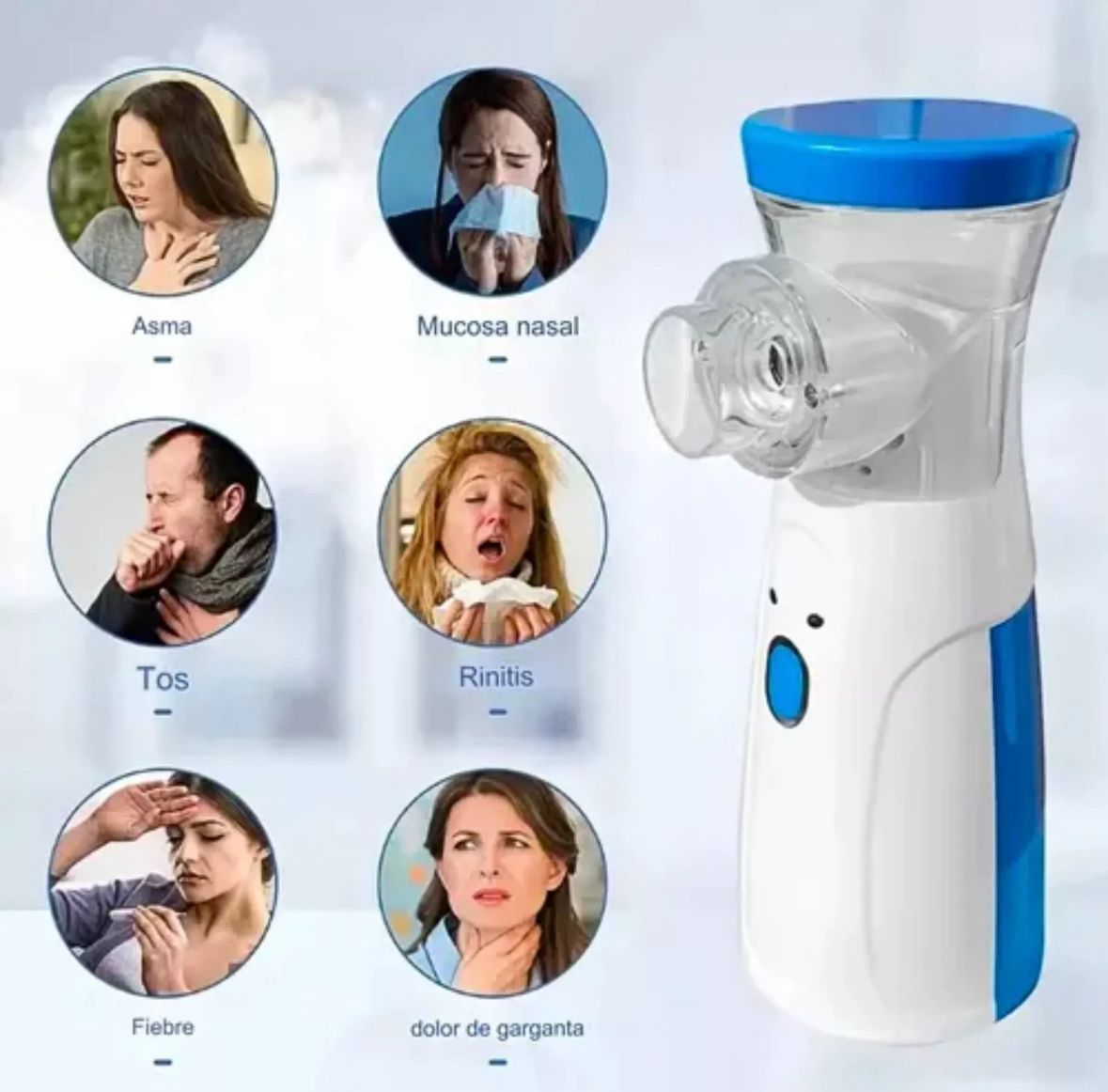 Nebulizador portátil inhalador