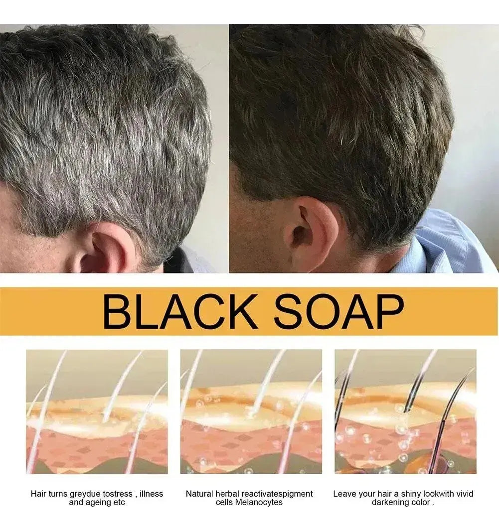 BARRA DE SHAMPOO NEGRO ANTI CANAS