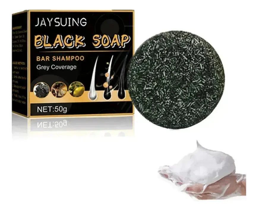 BARRA DE SHAMPOO NEGRO ANTI CANAS