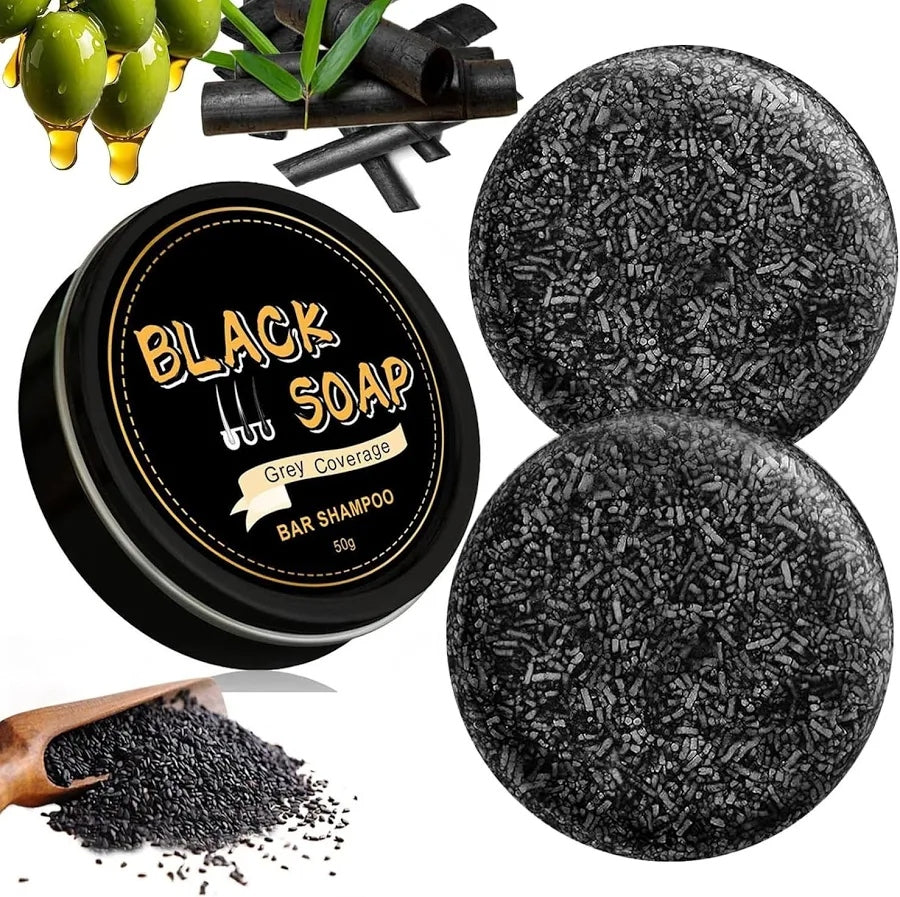 BARRA DE SHAMPOO NEGRO ANTI CANAS